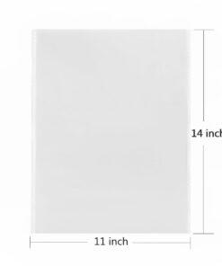 Alternative view of 200 Large Cello Bags 11x14 with Twist Ties - 1.4mils Thickness OPP Flat Plastic Bags for Christmas Wedding Mug Bakery Cookie Gift Basket Supplies (11'' x 14'') 11'' x 14''