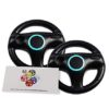 GH Mario Kart 8 Steering Wheel Compatible with Nintendo Wii (Bomb Black, 2 Pack), Racing Games Wheels for Wii (U) Remote Controller (6 Colors Available) 2 Pack Bomb Black 56 41Mzlgj1o3L