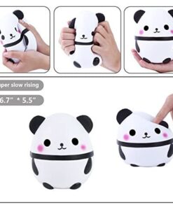 AOLIGE Jumbo Panda Squishy Fidget Toys Kawaii Slow Rising Squishies Kids Toys Stress Relief Toy 21 41N3L6 UwNL