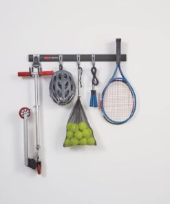 Rubbermaid FastTrack Garage Storage Utility Hooks, All in One Rail Hook Kit and Tool Organizer, 6 Piece, Heavy Duty for Wall/Shed/Garden Garden 22 41N6cXauhEL