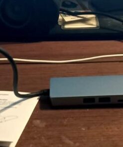 ikling USB C Hub, 9-in-1 USB C Adapter with 4K USB C to HDMI, VGA, Gigabit Ethernet, 100W PD, 2 USB-A 5 Gbps, MicroSD/SD Card Reader, USB C Dock for Most Type-C Devices 9 IN 1 HUB 46 41NNClE7ILL