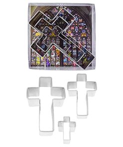 Alternative view of R&M International Cross Cookie Cutters, Assorted Sizes, 3-Piece Set