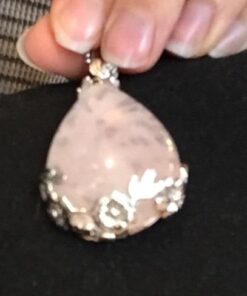 BRCbeads Beautiful Wire Wrap Teardrop Dangle Bead Pendant Variation Colors for Jewelery Making Pink 7 41O D7SiXVL