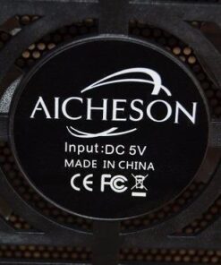 AICHESON Laptop Cooling Pad 2 1000RPM Fans Portable Computer Cooler, Blue LEDs, S007 83 41O0ntzo gL