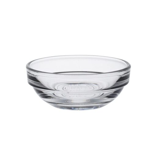 Duralex Made In France Lys Stackable Glass Bowl (Set of 4), 1 oz., 2.3 Inches, Clear 1.25 oz