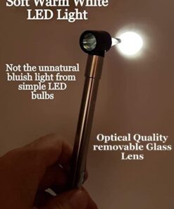 Third Generation Dr Mom Slimline Stainless LED Pocket Otoscope with Soft White Natural Hue Light Spectrum in Clamshell Packaging 14 41OQv9ptUJL