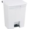 Rubbermaid Commercial Products Legacy Step-On Trash Can, 18-Gallon, White, Hands-Free Garbage Can for Medical Waste in Hospitals/Lab/Emergency/Patient Rooms 18G Trash Can, 18GL, White 33 41OaGnwfscL