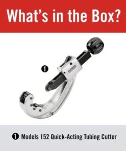 RIDGID 31642 Model 152 Quick-Acting Tubing Cutter, 1/4-inch to 2-5/8-inch Tube Cutter 20 41Ofver5tRL