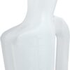MedPro Portable Female Urinal, Made from Durable Plastic, Easy to Clean & Infection Control, 1000 cc Capacity, Comfortable Contoured Opening & Wide Grip Handle, White, No Flavors, 1000 ml 40 41OzAAAEOdS
