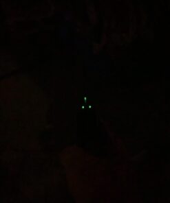 TRUGLO Tritium Handgun Sight | High-Visible Front & Rear Night Sights with Daylight White Dots & Low-Light Tritium Dots, Compatible with Glock Handguns Glock 20, 21, 25, 28, 29, 30 and more 32 41P12zjhw2L