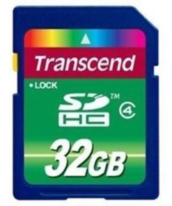 Transcend Digital Camera 32 GB Memory Card, Compatible with Canon PowerShot ELPH 180 Digital Camera Memory Card 32GB Secure Digital (SDHC) Flash Memory Card 1-Pack
