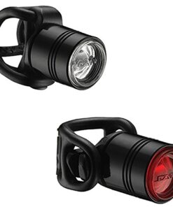 Lezyne Femto Drive Bicycle Light Pair, Front and Rear Set, Road, Mountain, Gravel Bike, Flashing One Size Black/Black 11 41P7TGjFPsL