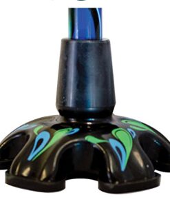 Essential Medical Supply Couture Offset Fashion Cane with Matching Standing Super Big Foot Tip, Swirl Style 8 41PB0A2hIYL