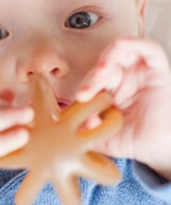 Alternative view of Calmies Teether for Babies Without BPA, Natural 100 Percent Rubber Toy for Infants, Plant Based, No Parabens, PVC or Phthalates, Unscented