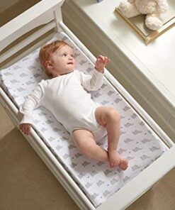 aden + anais Essentials Changing Pad Cover, 100% Cotton Muslin, Super Soft, Breathable, Tailored Snug Fit, Single, Baby Star 6 41PLZM20NSL