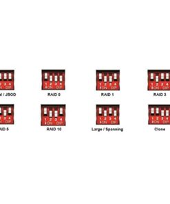 Sans Digital "MobileRAID MR4UT6G 4-Bay 3.5" inch SATA to USB 3.0 / eSATA Hardware RAID-5 / JBOD 7 41PNlfBlqqL