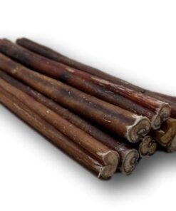Top Dog Chews - 12 Inch Standard 12 Pack Bully Sticks, Long Lasting, 100% Natural Beef, Free Range Grass Fed, High Protein, Supports Dental Health Dog Treat for Medium & Large Dogs, 12 Pack 12 Count (Pack of 1) 23 41PSAr cncL