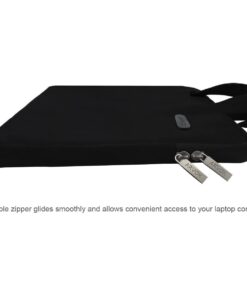 ARVOK 17 17.3 Inch Water-Resistant Canvas Fabric Laptop Sleeve with Handle&Zipper Pocket/Notebook Computer Case/Ultrabook Carrying Bag for HP/Dell/Lenovo/A sus/Acer/Samsung, Black 17 inch 28 41PYaV7pcsL 1