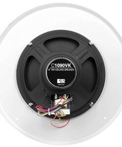 OSD Audio 8" Commercial 70V Ceiling Speaker w/Front Volume Control Knob Single White C1090 12" Grill / Volume Control 8" 8 41PZfWKczjL