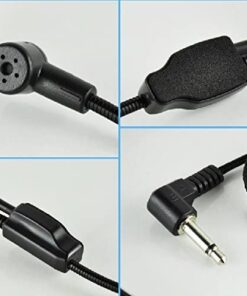 HUACAM Set of 2 Headset Microphone, Flexible Wired Boom for Voice Amplifier,Teachers, Speakers, Coaches, Presentations, Seniors and More 14 41PgXr2Hb3L
