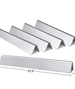 Hongso 7535 21.5 Inch Flavorizer Bars Heat Plate Replacement for Weber Spirit E-210 Spirit 200 Series (with Side Mounted Control Panel), Genesis Silver A, Spirit 500 7534 65902 Stainless Steel 10 41Pwd4F0KKL