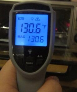 Etekcity Digital Thermometers Non-contact-58°F ~1022°F (-50°C ~ 550°C) ith Adjustable Emissivity & Max Measure for Meat Refrigerator Pool Oven, Blue 82 41PyYX d4TL