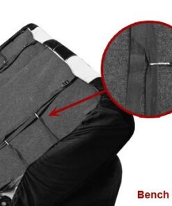 FH-PU002-1114 Classic Exquisite Leather Car Seat Covers, Airbag compatible and Split Bench, Solid Black color 12 41Q0ZEVawtL