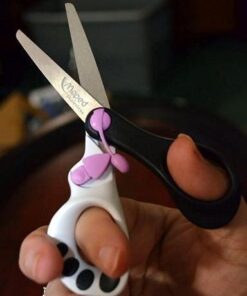 Maped Helix USA Koopy Spring-Assisted Educational Scissors, Kids, 5 Inch, Blunt Tip, Right Handed Use (470249US),Black/White Set of 1 26 41QHdnONyPL