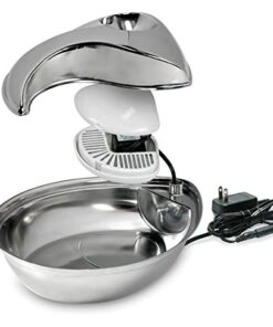 Alternative view of Pioneer Pet Stainless Steel Fountain Raindrop Design