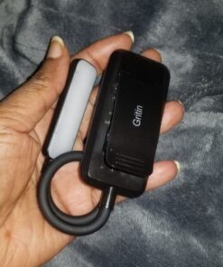 Gritin 9 LED Rechargeable Book Light for Reading in Bed - Eye Caring 3 Color Temperatures,Stepless Dimming Brightness,80 Hrs Runtime Small Lightweight Clip On Book Reading Light for Kids,Studying Black 42 41QYeIx9J L