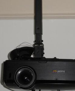 VideoSecu Flat Vaulted Ceiling Projector Mount LCD DLP Bracket with Adjustable Height Rotating Swivel Arm One Piece PJ2B 1C9 36 41Qf1b1R1rL