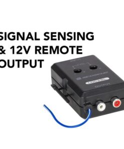 Scosche LOC2SL Line Output Converter Adjustable Amplifier Add On Module for Car Stereo, 2-Channel Signal Sensing Speaker Wire to RCA Adapter with Remote Control Knob, Black 90W 31 41QwlT3G8L