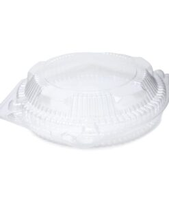 Detroit Forming 10" Pie Container LBH-111 Clear OPS Plastic Hinged Locking Lid Shallow Dome Food | 100/Case 11 41QzQK6ymL