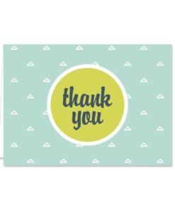 Mod Thank You Note Card Assortment Pack - Set of 36 cards - 6 designs blank inside - with white envelopes (53876) Mod 24 41QzYEIfolL