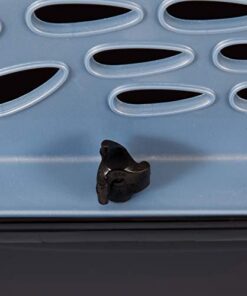 Petmate Two-Door Small Dog Kennel & Cat Kennel, Top Loading or Front Loading Pet Carrier, Made with Recycled Materials, 24 inches in Length For Pets up to 15 Pounds, Made in USA 24.1"L x 16.8"W x 14.5"H BLUE 30 41R61AGBJ1L 3