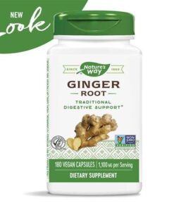 Nature's Way Premium Formal Ginger Root 550 mg,180 Count (Pack of 2) 10 41R7d0KkqML