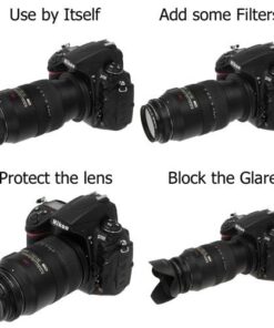 Fotodiox 67mm Macro Reverse Ring Filter Kit Compatible with 67mm Filter Thread Lenses to Nikon F-Mount Cameras - with UV Filter, Mechanical Aperture Control Adapter, and Cap 67mm-Kit Macro Reverse Ring 10 41RQJfANVIL