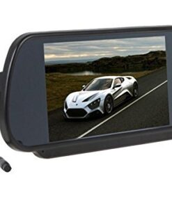 Alternative view of BW 7 Inch 16:9 TFT LCD Widescreen Car Monitor Car Rear View Mirror with Touch Button, HD 800(W)x 480(H) Resolution, Two Ways of Video input