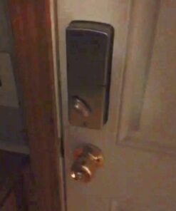 Kwikset 92640-001 Contemporary Electronic Keypad Single Cylinder Deadbolt with 1-Touch Motorized Locking, Satin Nickel, 8 x 4 x 6 37 41ReWTR4XL