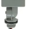 Woods 59411WD Outdoor Hardwired Stem and Swivel Light Control with Photocell; Compatible with Most Types of Bulbs; Swivel Mount for Adjustable Placement; Automatic Settings; Time Delay ; Grey 1 Count (Pack of 1) Stem & Swivel Mount Light Control