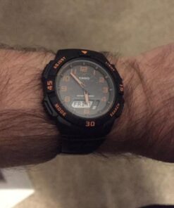 Casio Men's AQS800W Slim Solar Multi-Function Ana-Digi Sport Watch Black 36 41Run4r8xbL