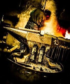 Toferner Hand Forged Knife- Brown - Marksmanship- Sports- Hand Made Genuine Leather Case- Hardened Blade - Vintage-Great Gift Idea You can wear this knife on yo 17 41Ry3bn R4L