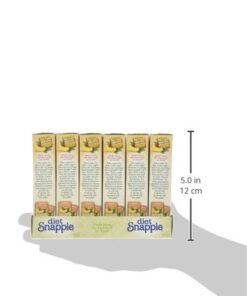 Diet Snapple Singles To Go Peach Tea, 6 sticks in each box, six boxes 13 41S39eNdisL