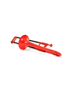pBone pInstrument Plastic Kids Mini Trombone - Mouthpiece and Carrying Bag- Eb Authentic Sound for Student & Beginner- Durable ABS Construction- Red 8 41SKt2trZ6L 1