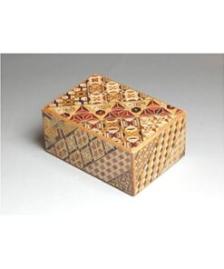 Uncommon Treasures Japanese Yosegi Puzzle Box 4-Sun 14 Moves