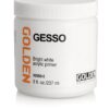 Golden Acrylic Gesso - 8 oz Jar