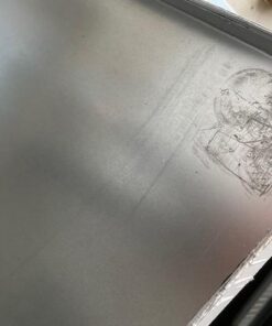 GRIDMANN Stainless Steel Kitchen Prep Table 48 x 24 Inches with Backsplash & Under Shelf, NSF Commercial Work Table for Restaurant and Home 48 in Long x 24 in Deep 40 41SeaNbLpfL