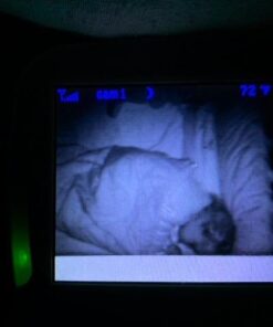 Infant Optics DXR-8 480p Video Baby Monitor, Non-WiFi Hack-Proof FHSS Connection, Interchangeable Lenses, Pan Tilt Zoom, LED Sound Bar, Night Vision, and Two-way Talk, low battery 57 41Sj15oWPFL