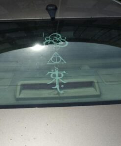 Bargain Max Decals - LOTR Tolkien Monogram Sticker Decal Notebook Car Laptop 5" (White) 17 41SmBzPObIL