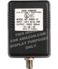 Alternative view of PCT 8 Port Bi-Directional Cable TV Splitter Signal Booster/Amplifier with Active Return Zero Signal Loss and VoIP Telephone Bypass,white